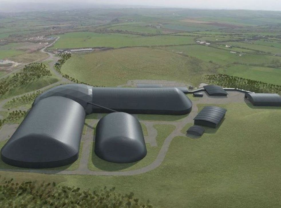 Artist’s impression of the new Woodhouse Colliery near Whitehaven
