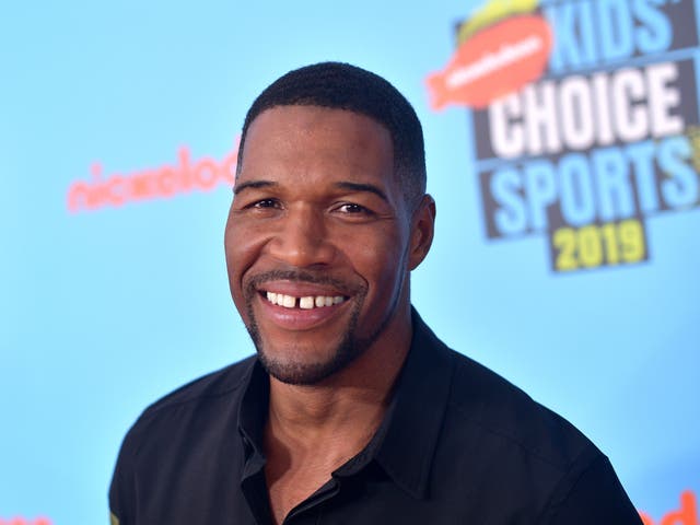 Michael Strahan at a Nickelodeon event on 11 July 2019 in Santa Monica, California