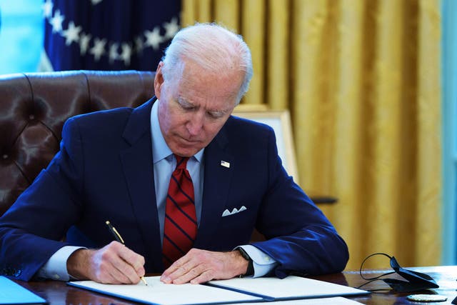 <p>&nbsp;Biden using executive orders to overturn ‘immoral’ policies of Trump administration</p>