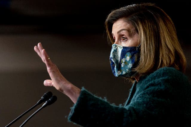 <p>Nancy Pelosi's daughter reacts to Senate impeachment trial showing rioters looking to shoot her mom.</p>