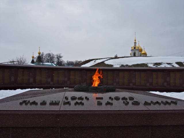 Eternal flame war memorials are commonplace across Russia and also popular targets for online pranks