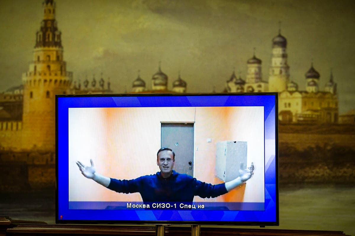 Кто стоит за навальным на самом. Навальный по видеосвязи из СИЗО. Навальный в СИЗО.