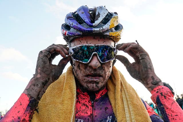Tom Pidcock after winning the UK 2020  Cyclo-Cross Championships