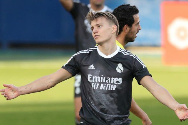 Real Madrid midfielder Martin Odegaard