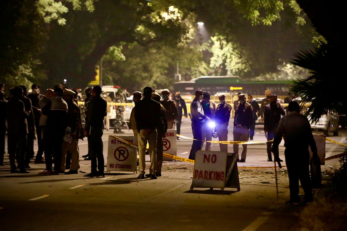 Small explosion near Israeli Embassy in New Delhi embassy AP New Delhi ...