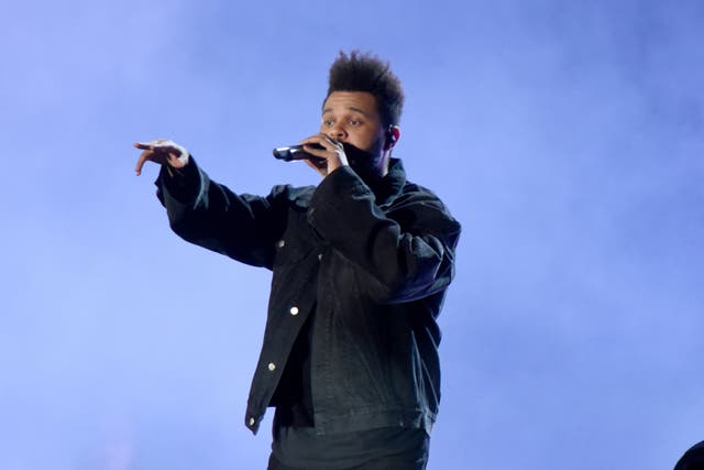 The Weeknd performs at New York’s Global Citizen Festival in 2018