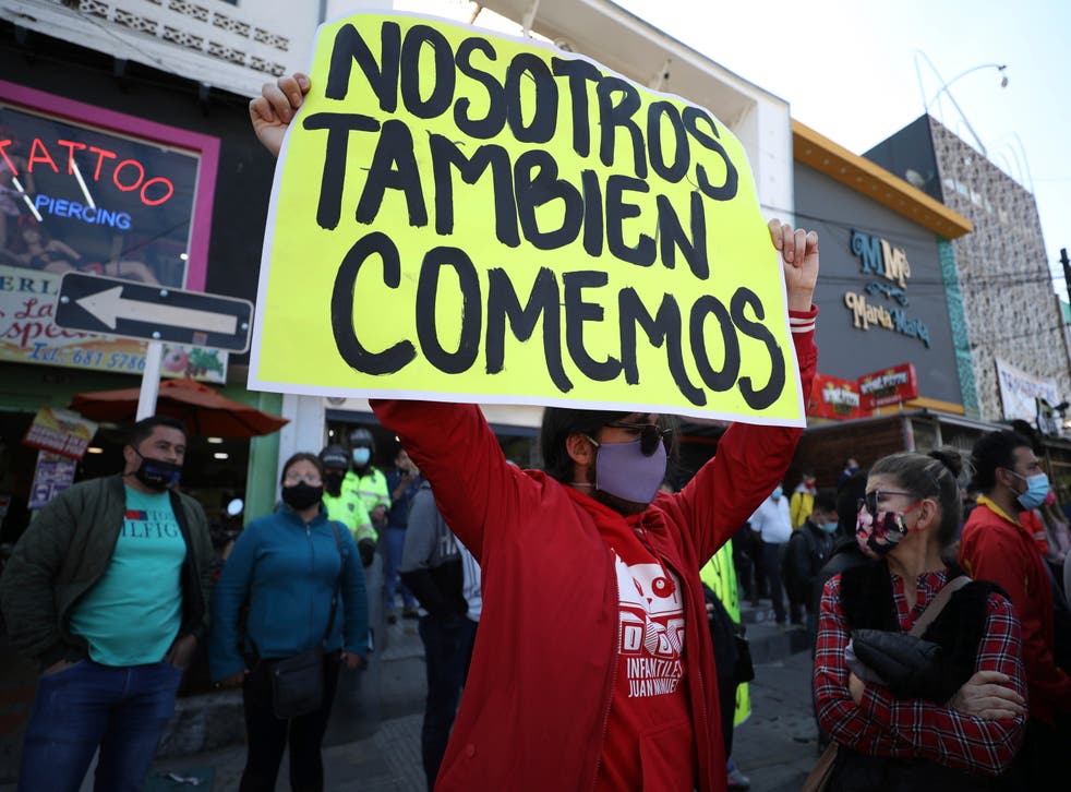 CORONAVIRUS-COLOMBIA PROTESTA