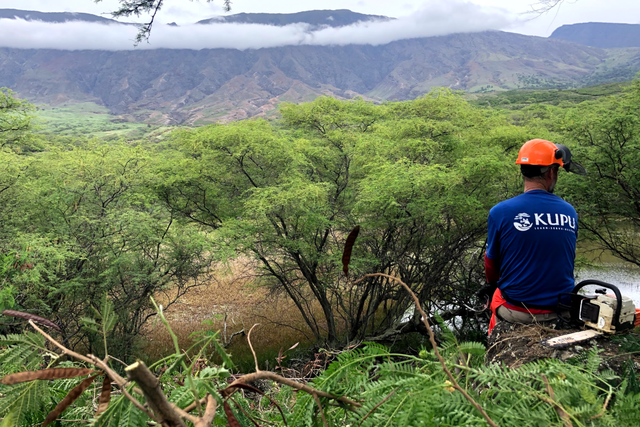 President Biden’s climate action plan includes building out a civilian conservation corps. Programs are already established across the US like Kupu in Hawaii