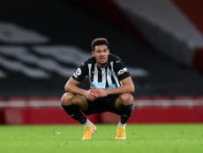 Newcastle to take action after Joelinton’s apparent Covid rule breach