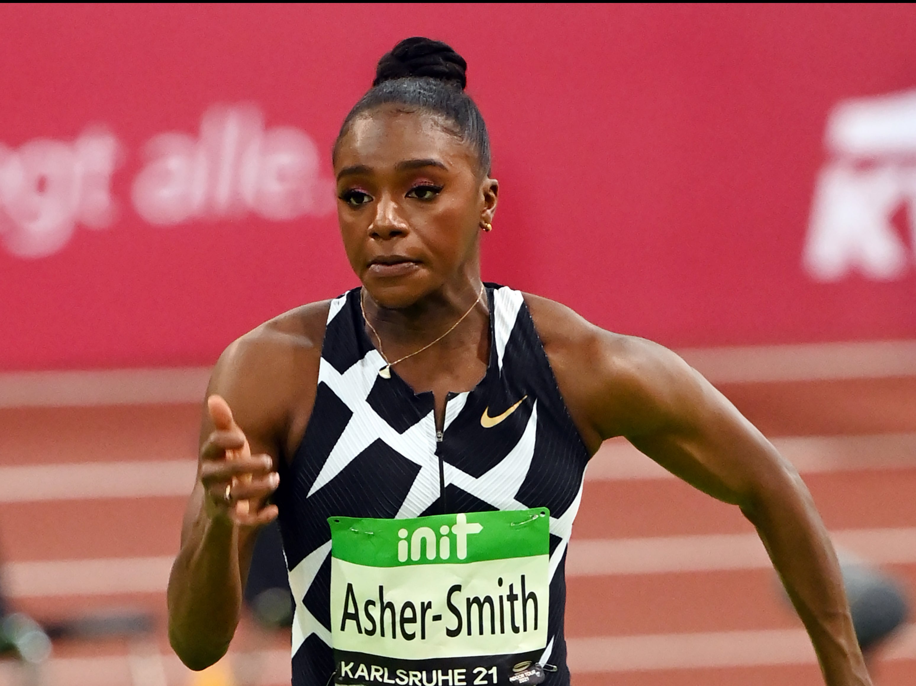 Asher-Smith was 0.02 seconds off the British record