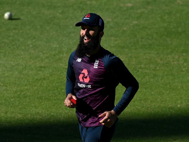 <p>File image: Moeen Ali of England during an England Net Session at Newlands Cricket Stadium</p>