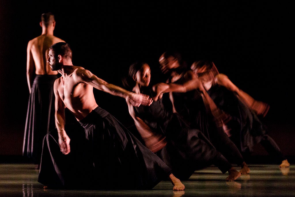Dancers from the Akram Khan Company perform ‘Kaash’ at Sadler’s Wells