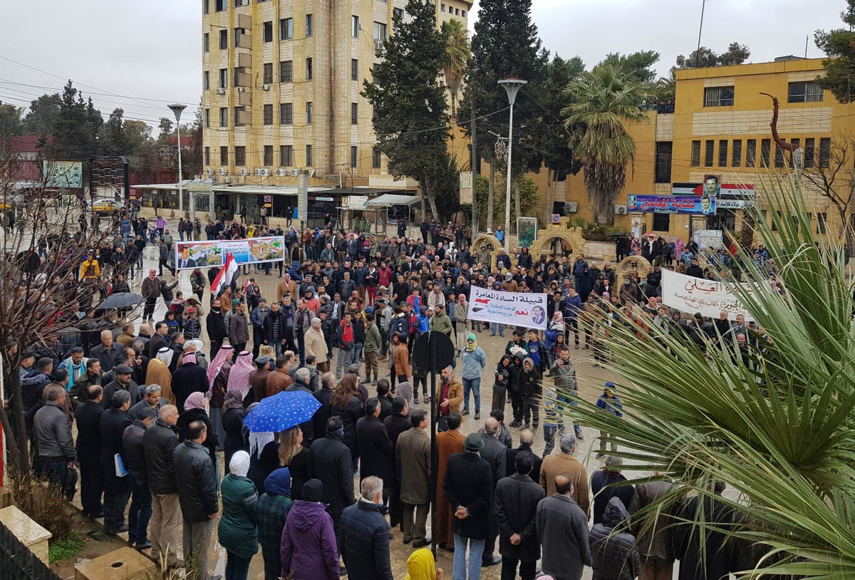 1 Syrian killed in anti-Kurdish rally in northeast Syria