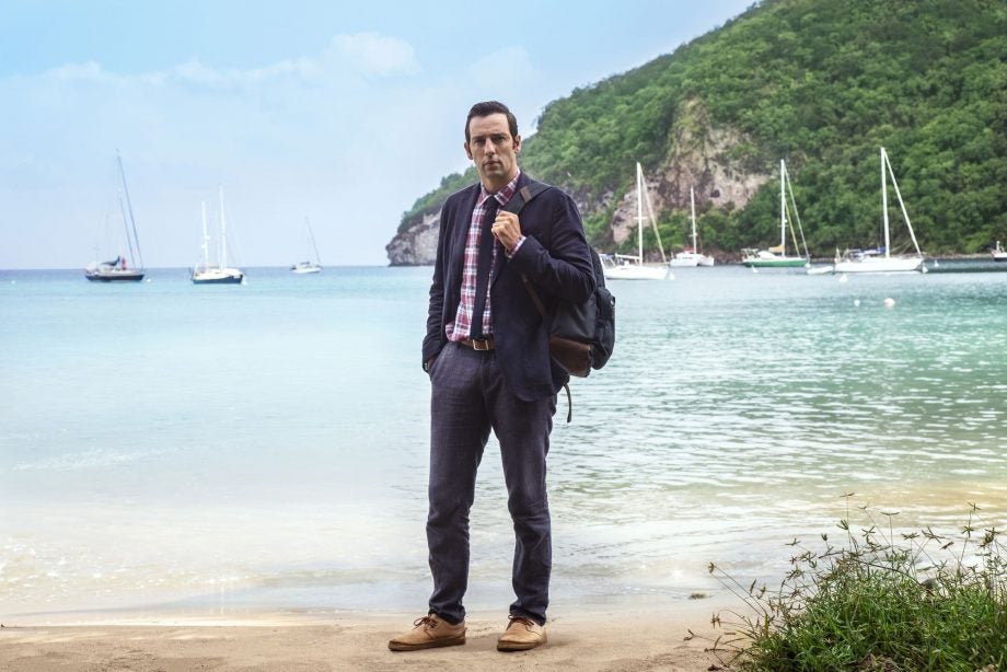 Ralf Little stars in ‘Death in Paradise’, the BBC crime drama filmed in Guadeloupe