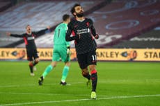 Salah pleased to shoulder ‘responsibility’ after brace at West Ham