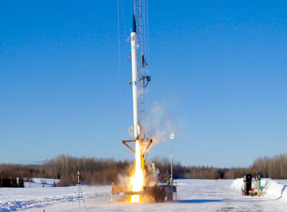 Rocket Launch-Maine