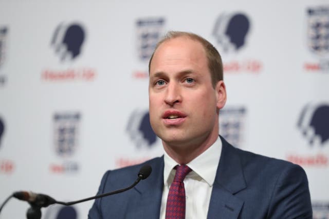 <p>Prince William has urged social media companies to take responsibility for online racist abuse</p>