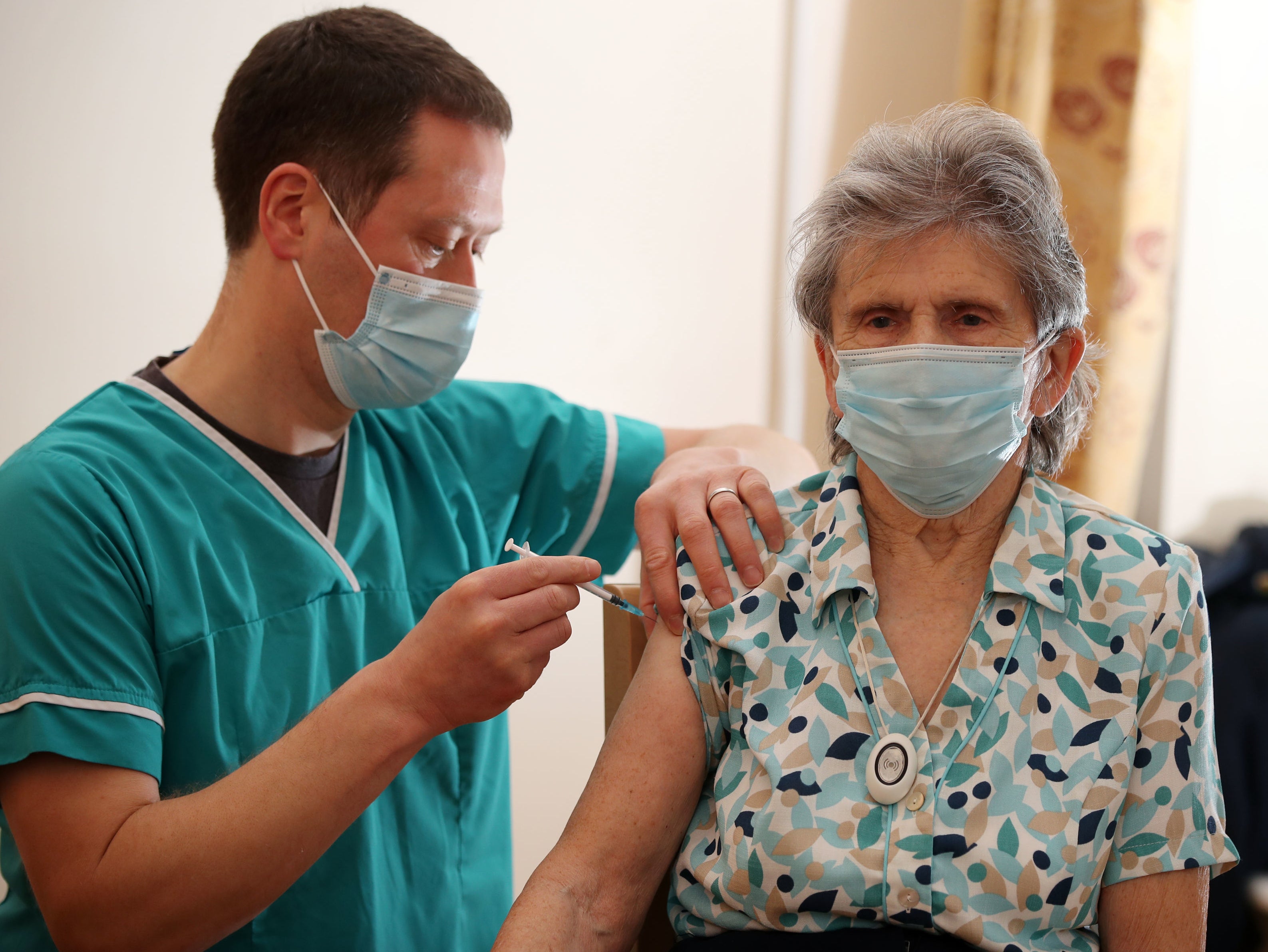 Covid: Vaccine offered to all care home residents in England, says NHS