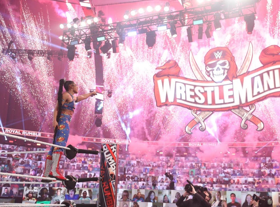 <p>Bianca Belair wins the women’s Royal Rumble</p>