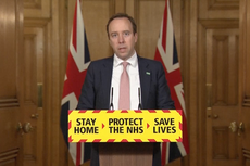 All English care homes offered Covid vaccination, after weekend of more than 900,000 jabs, says Matt Hancock