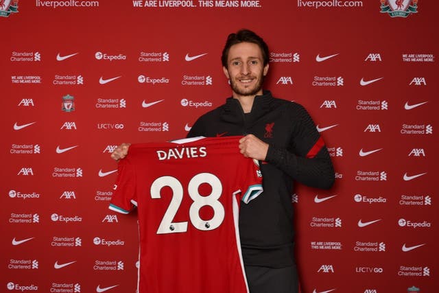 <p>Ben Davies joined Liverpool in a cut-price deal on deadline day</p>