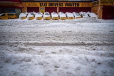 Winter storm moves north, dumping snow along its way
