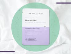 Can this sheet mask from Revolution Skincare clear up maskne?