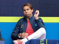 Rafael Nadal suffers injury scare on eve of Australian Open