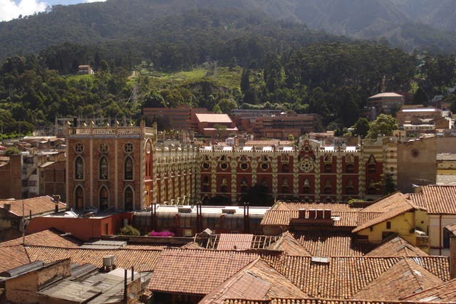 Bogota vista: Tucan Travel began its adventures in South America