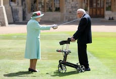 The Queen pays tribute to Captain Tom Moore, who has died aged 100