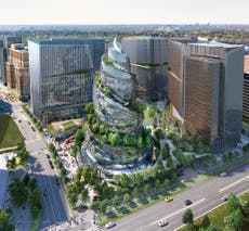 Headquarters helix: Amazon reveals eye-catching office tower