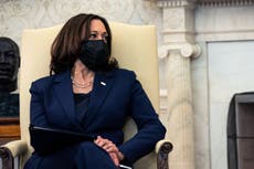 Vice president Kamala Harris swears-in secretary of Homeland Security