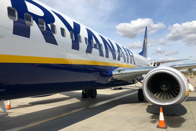 <p>A passenger became violent onboard a Ryanair flight</p>