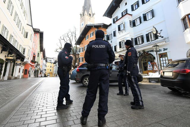 Police in Austria raided the man’s home