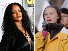 Rihanna and Greta Thunberg among international celebrities tweeting support for protesting Indian farmers