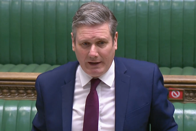<p>Keir Starmer has been quick to call Boris Johnson slow-acting</p>