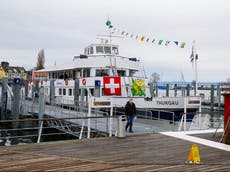 Swiss cruise ship becomes vaccine ‘shot ship’ for lakeside towns