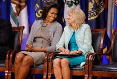 Michelle Obama thanks Jill Biden for gift from White House