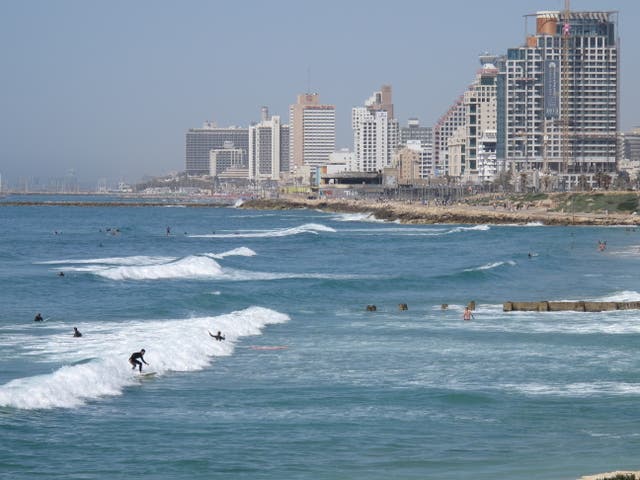<p>Paseo marítimo en Tel Aviv</p>