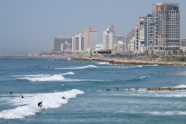 <p>Paseo marítimo en Tel Aviv</p>