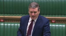 Keir Starmer admits Commons row with Boris Johnson was sparked by mishearing