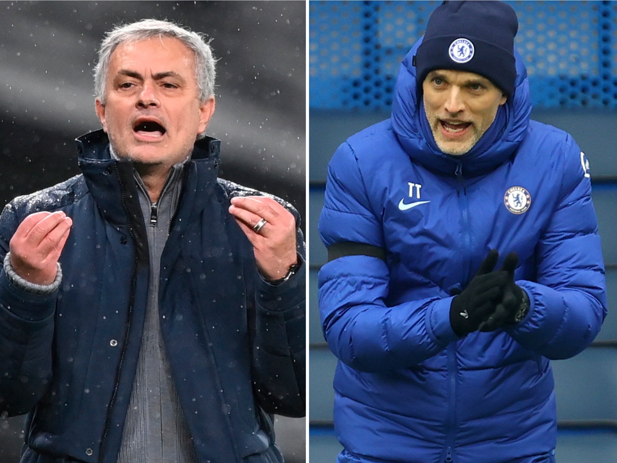 Jose Mourinho and Thomas Tuchel go head to head in the London derby