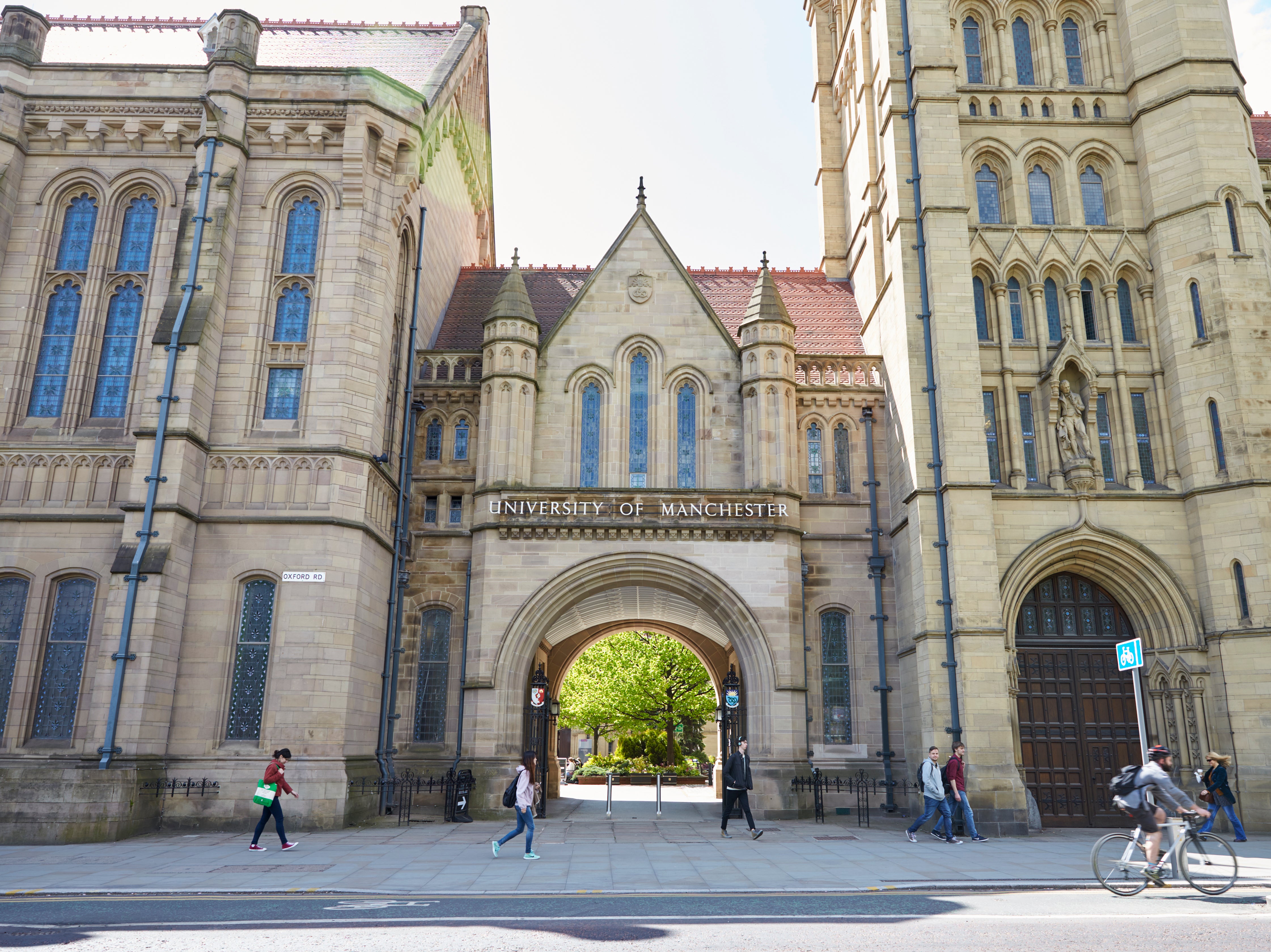 Students at the University of Manchester say police have been going into accomodation blocks