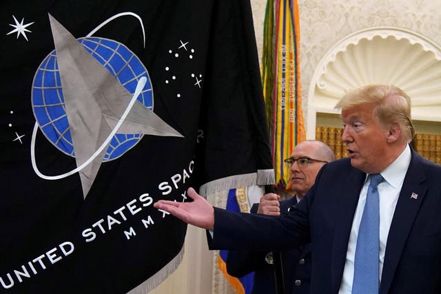 <p>Biden press secretary apologises for Space Force jibe - but is it just a bizarre Trump project?</p>