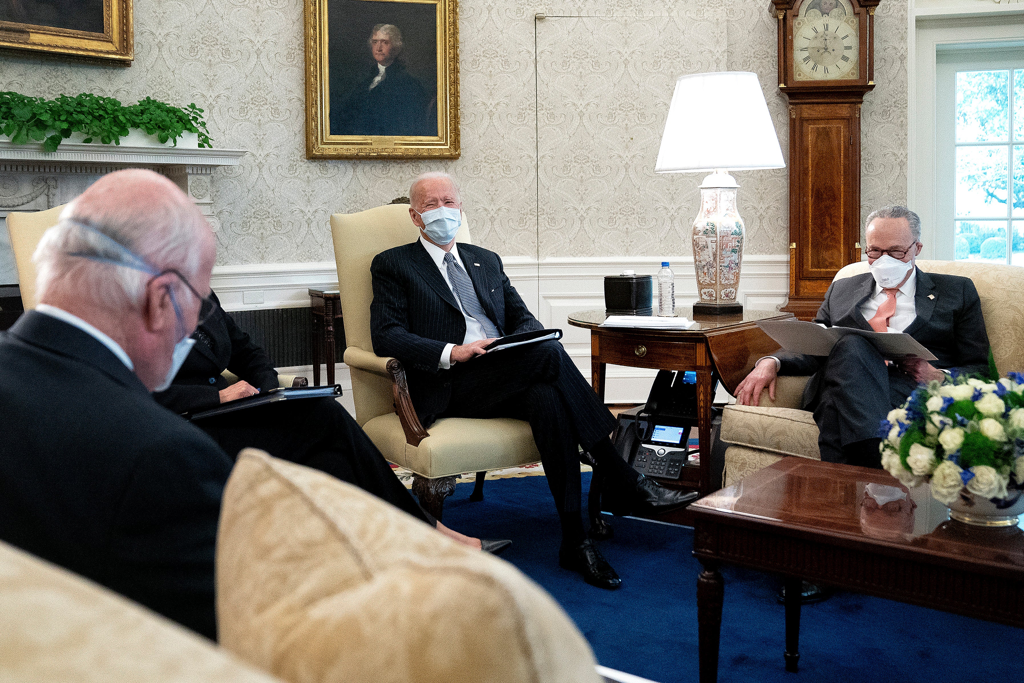 Biden news &ndash; live: President refuses to cave to Republican Covid relief demands as he opens doors to refugees