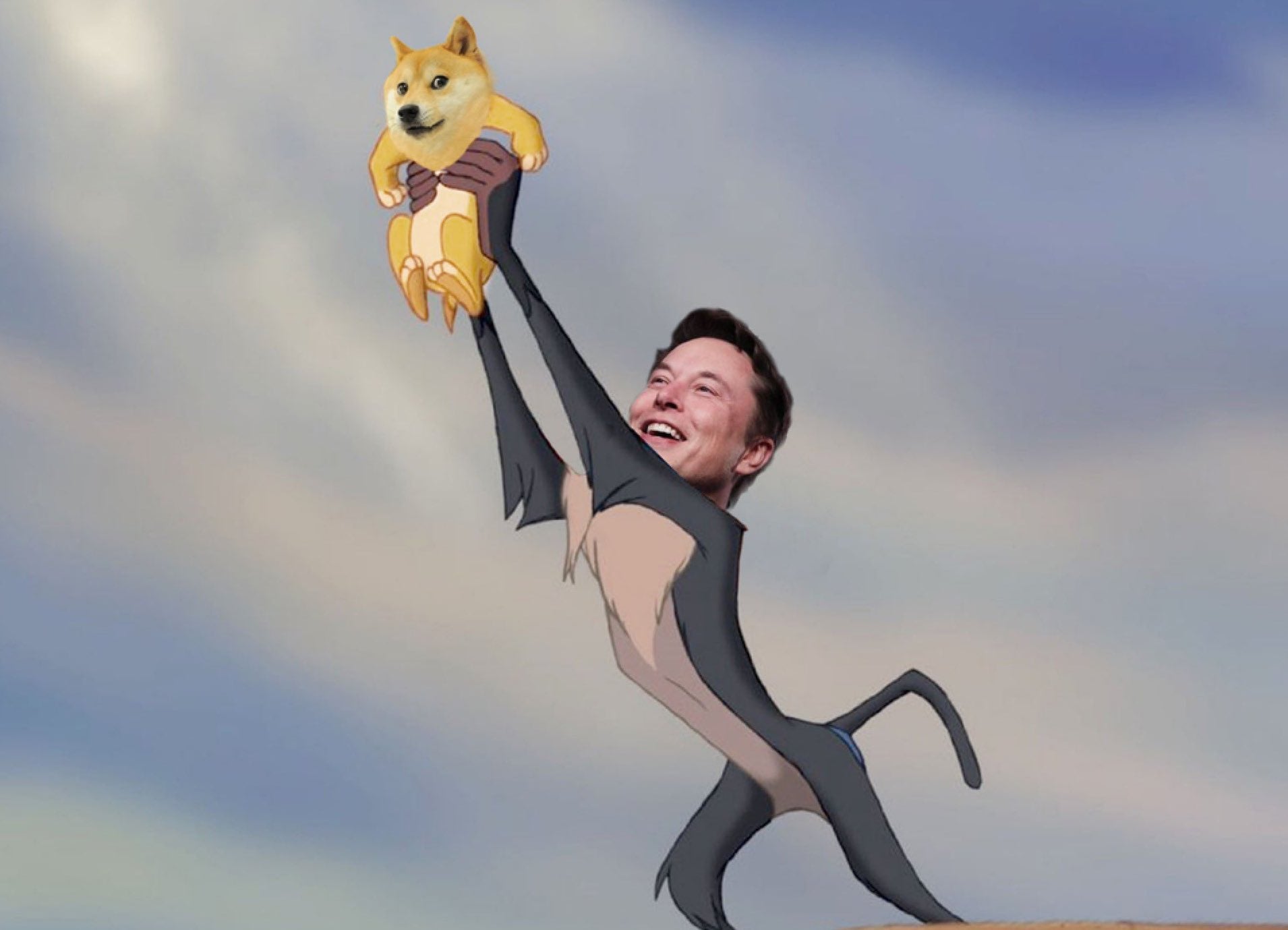 <p>Musk tuiteó una imagen de sí mismo sosteniendo al 'dogo' de Shiba Inu del mismo nombre que dio su nombre a la criptomoneda.</p>