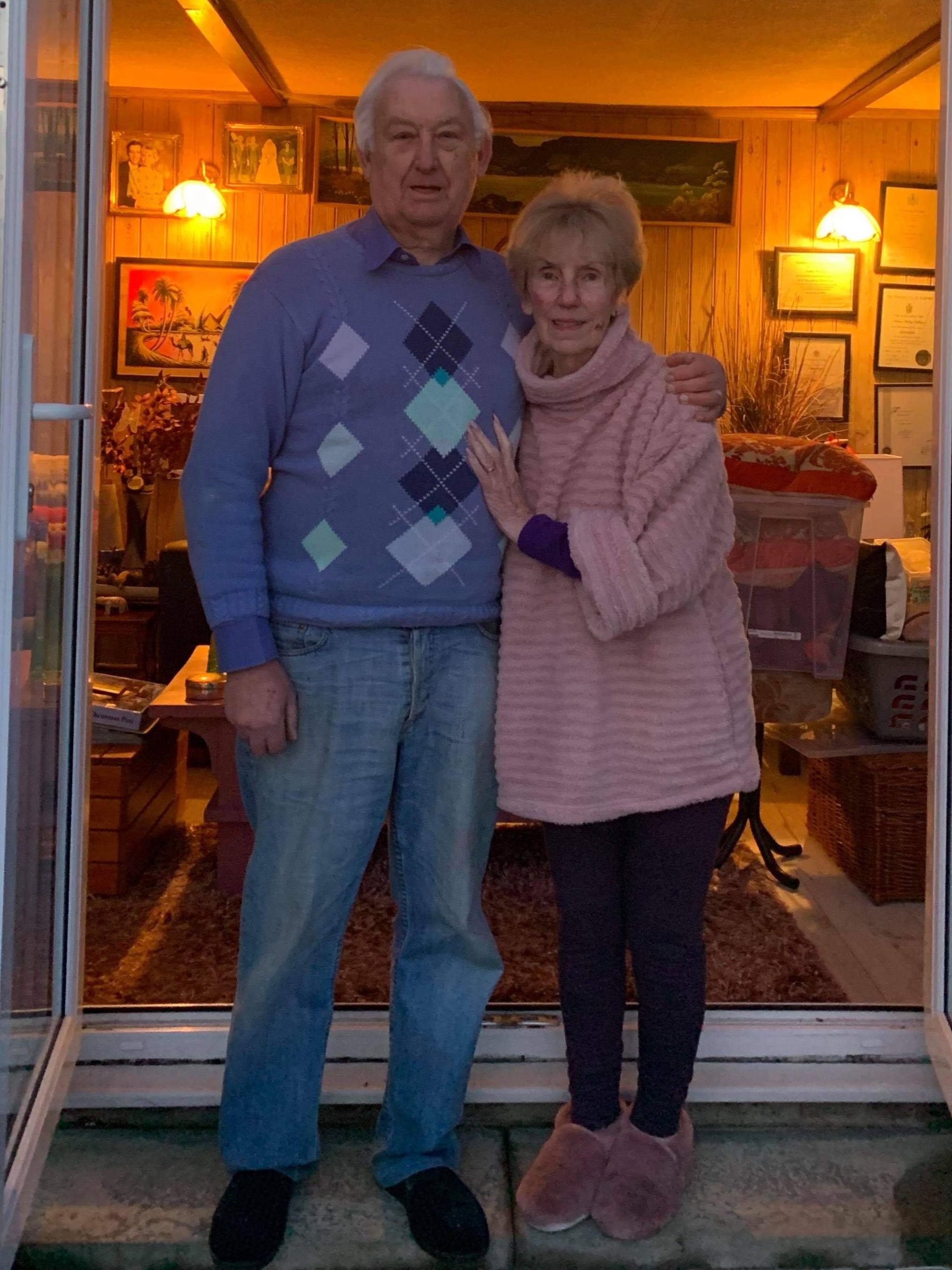 Without a date booked in for their second dose, Joe and Mary Wallace, 84 and 82, must still live a sheltered lifestyle