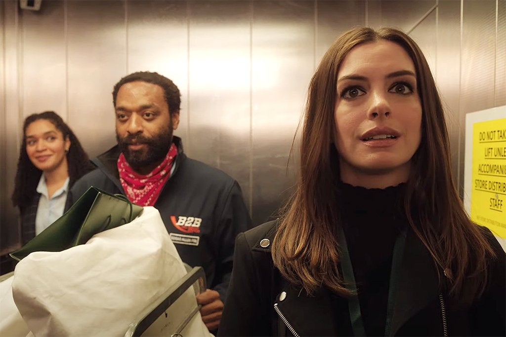 Cabin fever: Chiwetel Ejiofor and Anne Hathaway in ‘Locked Down’