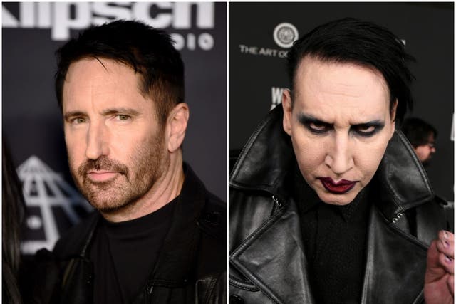 Trent Reznor and Marilyn Manson