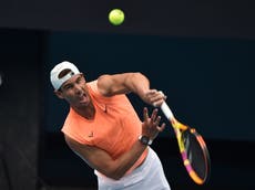 Rafael Nadal not able to play ‘at full intensity’ ahead of Australian Open